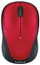 Бежичен глушец Logitech M235, оптички, со нано USB приемник, црвен