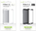 Mbrojtëse ekrani Moshi Moshi iVisor XT për Samsung Galaxy S4, transparente, me kornizë të zezë