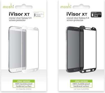 Mbrojtëse ekrani Moshi Moshi iVisor XT për Samsung Galaxy S4, transparente, me kornizë të zezë