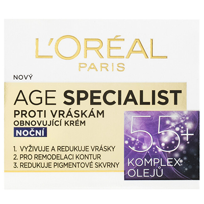 Krem lëkure Loreal Paris Age Specialist 55+, 50 ml