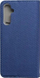 Kapotë libër për telefon Samsung Galaxy A35, me magnet, me xhep kartash, blu e errët