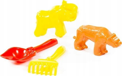 Set lodrash me rërë Polesie 57563, 4 pjesë, plastik, shumëngjyrësh