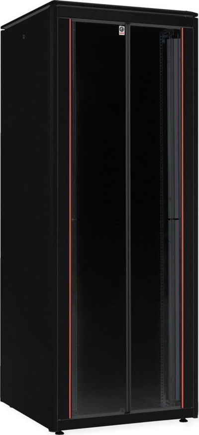Kabinet rrjeti Roline Pro 47U, 48.26cm, derë xhami, i zi