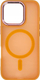 Kapak MagSafe Fashion Case për iPhone 16 Pro Max, TPU, portokalli e çelët