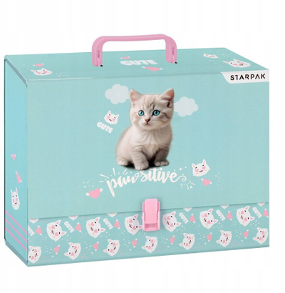 Folder me dorezë Starpak Kitty, A4, 95mm, shumëngjyrësh