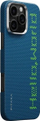 Маштајлец PITAKA Tactile Woven Hello World, за iPhone 16 Pro Max, црн