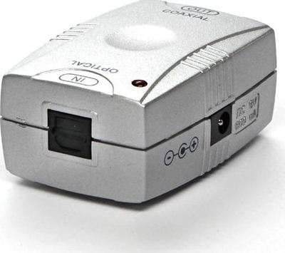 Конвертор Red Fighter Toslink AV - RCA (Cinch), сребрен
