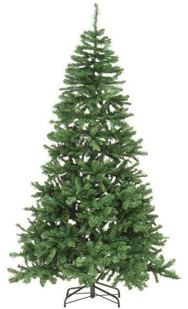 Pemë Krishtlindjesh Winteria Luxus 271398, 240cm, degë të palosshme, bazë metalike, e gjelbër