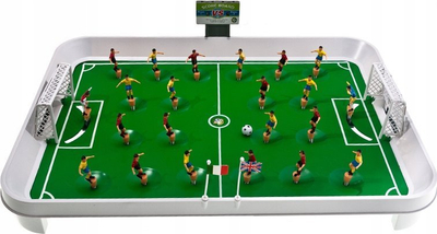 Tavolinë futbolli me susta, 22 lojtarë, 53x37x13 cm, shumëngjyrëshe