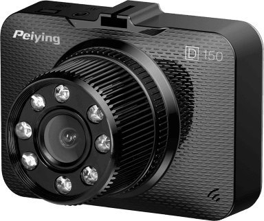 Kamerë për veturë PEIYING D150 Basic, Full HD, me ekran, e zezë
