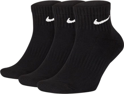 Qorape Nike Everyday Cushion Ankle, 3 copë, nr 34-38, të zeza