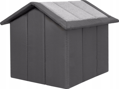 Shtëpi tekstili për kafshë Hobbydog R3, 52x46cm, e gri