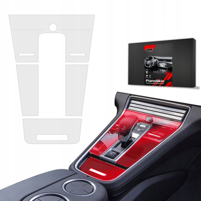 Film mbrojtës GrizzGlass PianoSkin Matte për salon Porsche Panamera 2 2016-2023, set 4 copë, transparent