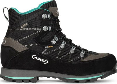 Çizme hiking Aku Trekker Lite III GTX Wide për goca, UK 6, të zeza me mente