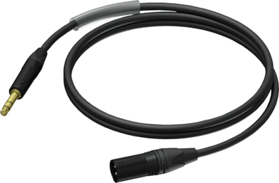 Kabllo audio Procab PRA724, Jack 3.5mm në XLR, 1.5m, e zezë