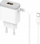 Karikues muri Diverse Denmen DC09T W, 2.4A, me kabllo USB Type C, i bardhë