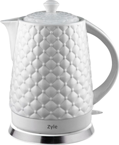 Електричен ѓезве Zyle ZY15KW, керамичко, 1.5 l, бело