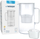 Ibrik filtri uji Wessper Aquamax Crystalline, 2.5L, qelq, i bardhë