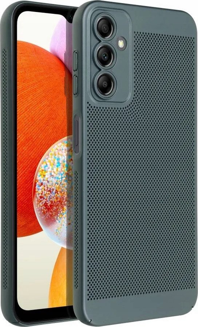 Kapak telefoni Breezy Back Case për Samsung Galaxy A14 4G/5G, plastik, me vrima, jeshil