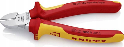 Set elektrik Knipex 00 31 30 BK V03, 3 pjesë, vegla VDE, i kuq
