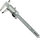 Kallëp digjital Dedra 150mm, çelik inox, gri metalike