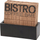 Set nënfiltërues gotash Bistro Coffee Bar, dru MDF, me mbajtëse, 5 copë