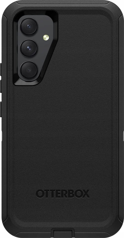 Заштитна маска Otterbox Defender за Samsung Galaxy A54, повеќеслојна, отпорна на удари, црна