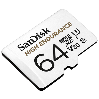 Kartë memorije SanDisk High Endurance 64GB microSDXC, UHS I, Class 10
