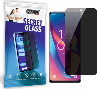 Заштитно стакло за приватност Grizz SecretGlass за TCL 50 XL, стакло + филм, проѕирно