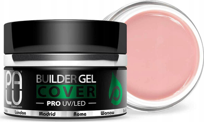 Xhel ndërtues thonjsh Palu Builder Gel Cover, 30 g, UV LED, rozë e butë