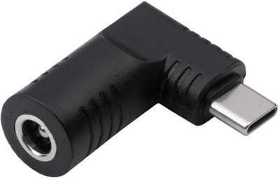 Përshtatës karikuesi laptopi Akyga AK-ND-D06, 5.5 x 2.5 mm në USB-C, 65W, i zi