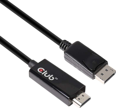 Kabllo DisplayPort në HDMI Club3D CAC-1080, 2m, 4K 60Hz, e zezë