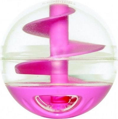 Lodër për lojna me mace Catit Treat Ball, 7cm, rozë