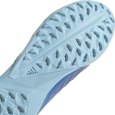 Këpuca futbolli për kalamaj Adidas Predator Accuracy.3 TF, për bar sintetik, me lidhëse, ngjyrë blu