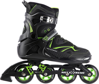 Patina inline Nils Extreme NA9022, rrota 80 mm, nr. 38, të zeza