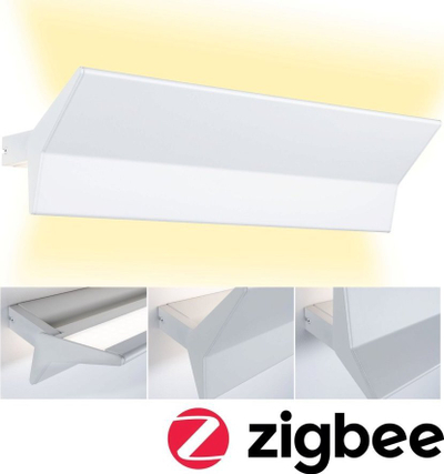Llambë muri LED Paulmann Stine, ZigBee, CCT, e bardhë