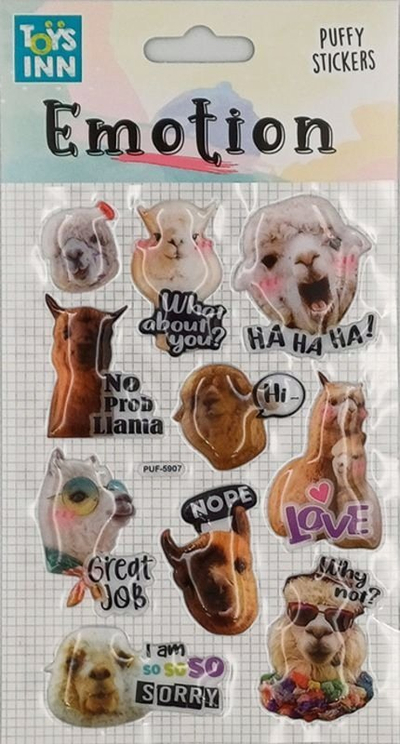 Stickers Stnux Naklejki Emotions Lamy 8707 STNUX p6, fletë ngjitësash dekorativë, shumëngjyrësh