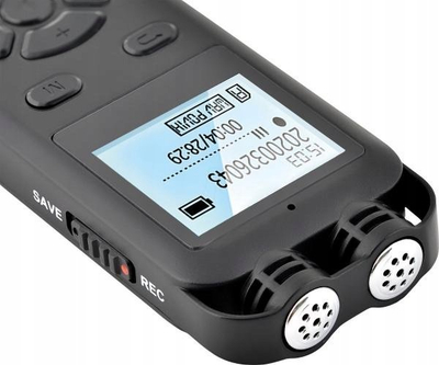 Dиктафон Kodak VRC 250, 8GB, LCD екран, црн