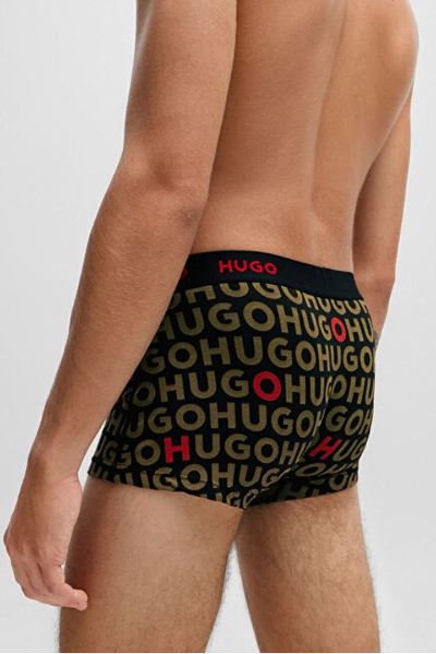 Mbathje për meshkuj Hugo Boss, 3 copë, të zeza/gjelbra