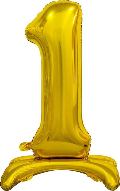 Balonë alumini GoDan numër 1, 74 cm, ari