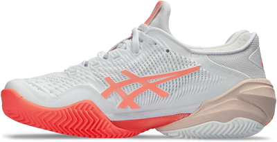 Патики тенис Asics Court FF 3 Clay 1042A221-103, за жени, бели со боја лосос