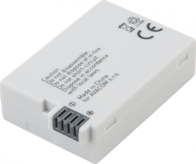 Bateri për aparat fotografik AVACOM Canon LP-E8, 7.4V, 1140mAh, e bardhë
