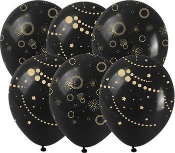 Balon dekorativ ARPEX PBH OP6SZT KB8206, print i artë, i artë