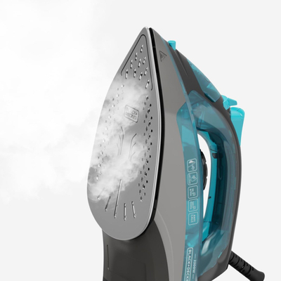 Hekur me avull Black+Decker BXIR2201E, çelik inox, i zi