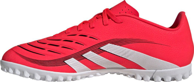 Këpucë futbolli Adidas Predator Club TF M ID3784, për tapet artificial, për burra, të kuqe