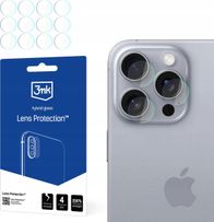 Mbrojtës lente 3MK Lens Protect, për iPhone 16 Pro, set 4 copë, transparent