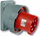 Prizë industriale paneli PCE Power Twist 735-6, 63A 5P 400V, IP67, e kuqe