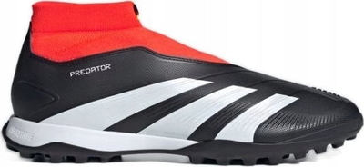 Këpucë futbolli Adidas Predator League LL Jr TF IG7715, për fëmijë, për fushë artificiale, të zeza të kuqe të bardha