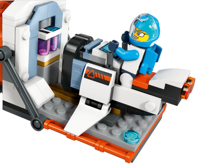 Set ndërtimi LEGO City Modular Space Station 60433, stacion hapësinor modular, 6 minifigura astronautësh, shumëngjyrësh