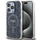 Kuti mbrojtëse Guess IML GCube MagSafe për iPhone 15 Pro Max 6.7", e tejdukshme, e zezë